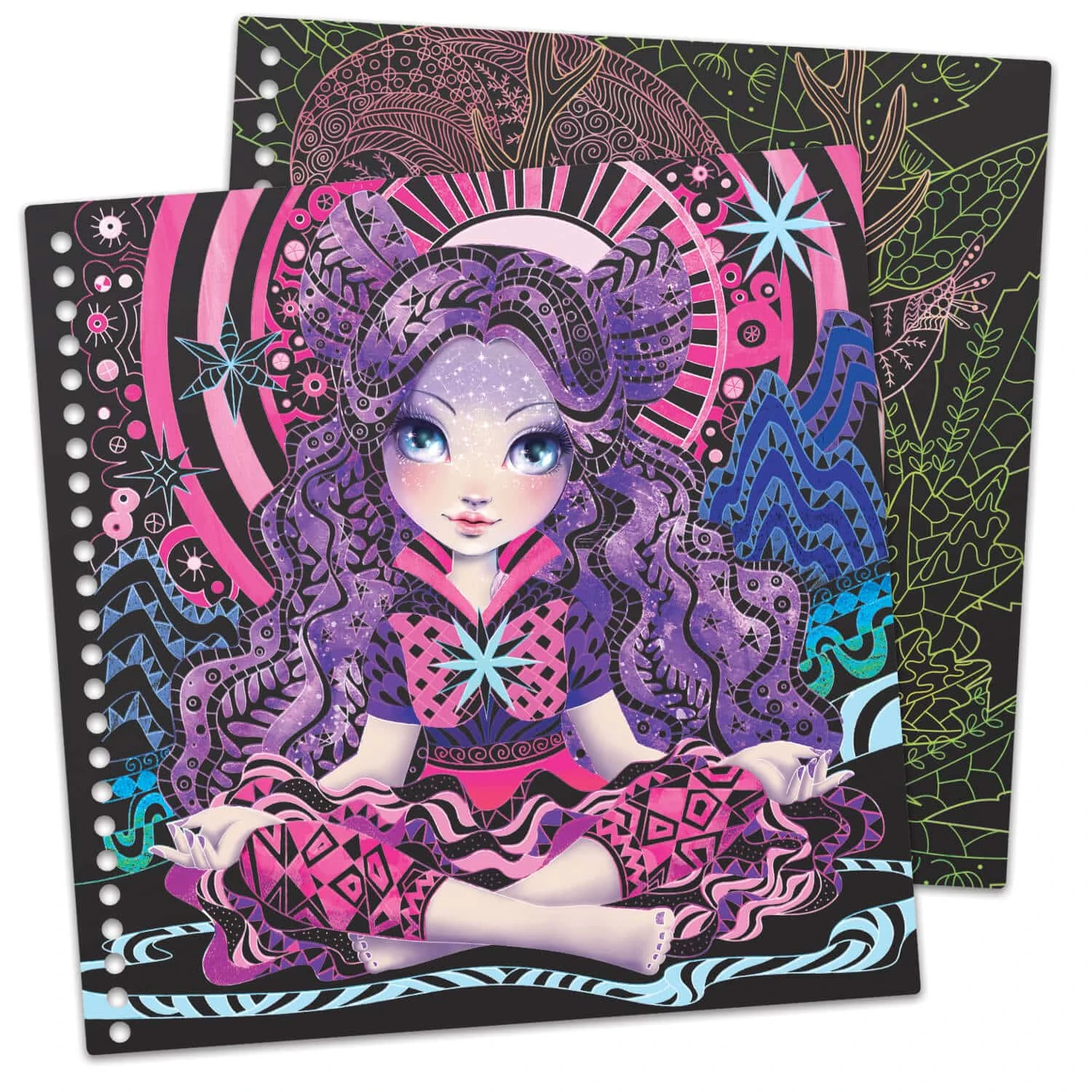 Nebulous Stars – Tableaux à Gratter Zen 5 Nebulous Stars – Tableaux à Gratter Zen – Image 3