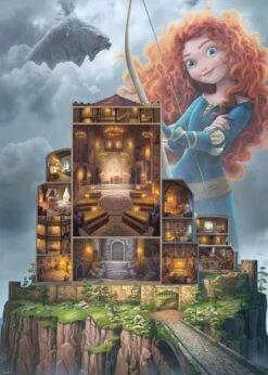 Ravensburger – Casse-tête 1000 Pcs Disney Castle Collection – Merida -Périphériques De Jeu 17335 2