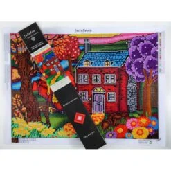 Jacarou – Broderie De Diamants 70 X 50 – La Maison Rouge -Périphériques De Jeu 20210506 112230FINALE 980x980 1