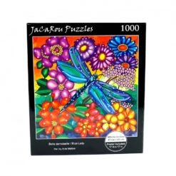Jacarou – Casse-tête 1000 Pcs – Belle Demoiselle -Périphériques De Jeu BLUE LADY FRONT BOX 1800 980x980 1
