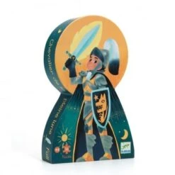 Djeco – Casse-tête Silhouette 36 Pcs – Chevalier De La Pleine Lune