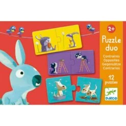 Djeco – Puzzle Duo – Les Contraires