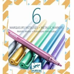 6 Marqueurs Métalliques – Djeco