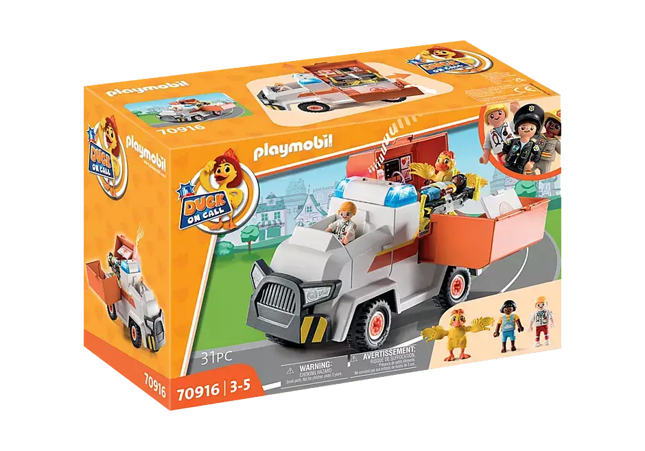 Playmobil Duck On Call – Véhicule De Secours #70916 3 Playmobil Duck On Call – Véhicule De Secours #70916