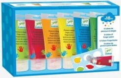 6 Tubes De Peinture à Doigts – Djeco