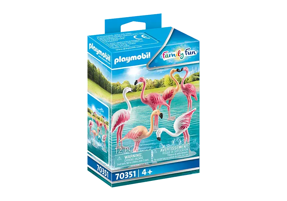 Playmobil Family Fun – Groupe De Flamants Roses #70351 3 Playmobil Family Fun – Groupe De Flamants Roses #70351