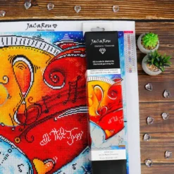 Jacarou – Broderie De Diamants 50 X 50 – All That Jazz -Périphériques De Jeu JAZZAMB2