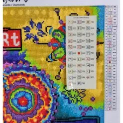 Jacarou – Broderie De Diamants 40 Cm X 40 Cm – La Vie Est Trop Courte -Périphériques De Jeu LA VIE EST TROP COURTE4