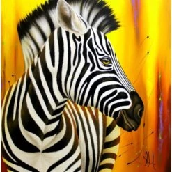 Jacarou – Broderie De Diamants 50 Cm X 50 Cm – Léo