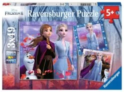 Ravensburger – Casse-tête 3 X 49 Pcs – Le Voyage Commence – La Reine Des Neiges 2