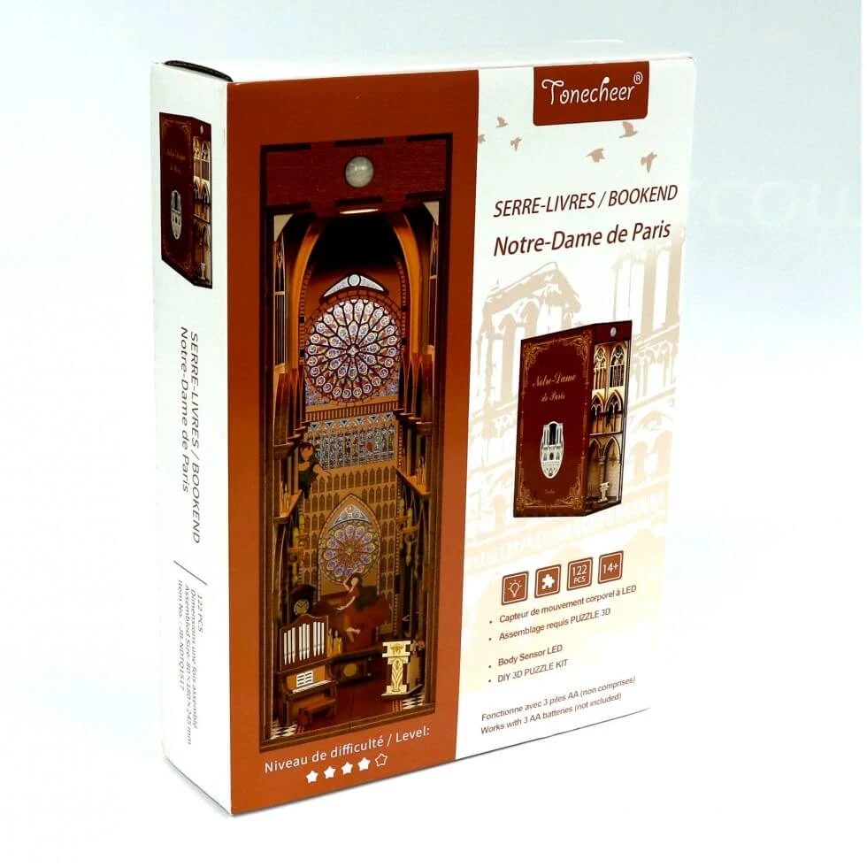 Jacarou – Serre-livres A Assembler – Notre-Dame De Paris 4 Jacarou – Serre-livres A Assembler – Notre-Dame De Paris – Image 2