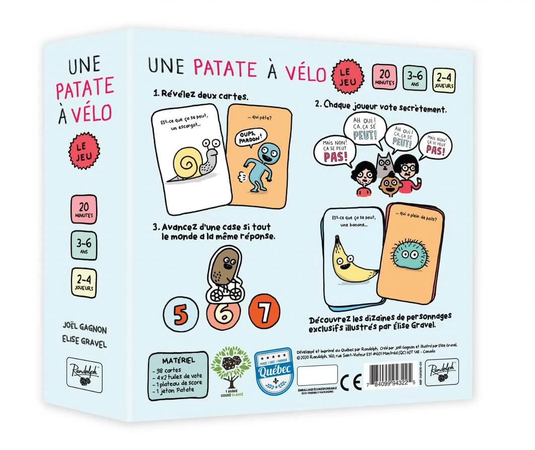 Une Patate à Vélo – Le Jeu 4 Une Patate à Vélo – Le Jeu – Image 2
