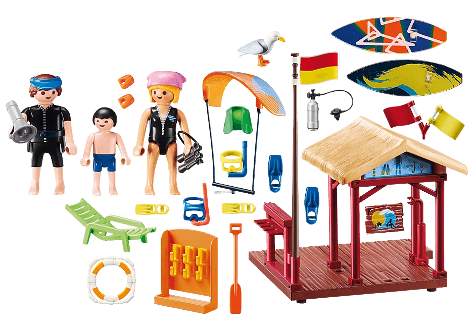 Playmobil Family Fun – Espace De Sports Nautiques # 70090 4 Playmobil Family Fun – Espace De Sports Nautiques # 70090 – Image 2