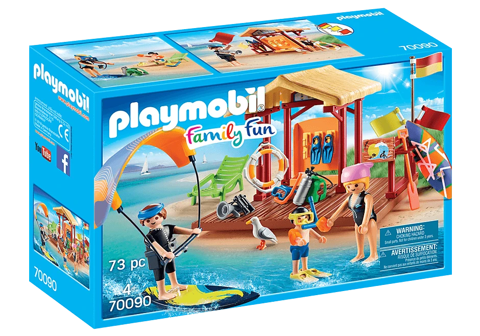 Playmobil Family Fun – Espace De Sports Nautiques # 70090 3 Playmobil Family Fun – Espace De Sports Nautiques # 70090
