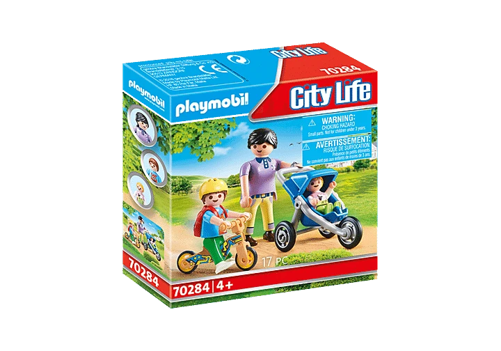 Playmobil City Life – Maman Avec Enfants # 70284 3 Playmobil City Life – Maman Avec Enfants # 70284