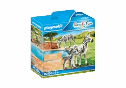 Playmobil Family Fun – Couple De Zèbres Avec Bébé #70356