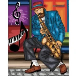 Jacarou – Broderie De Diamants 40 X 50 Cm – Smooth Jazz