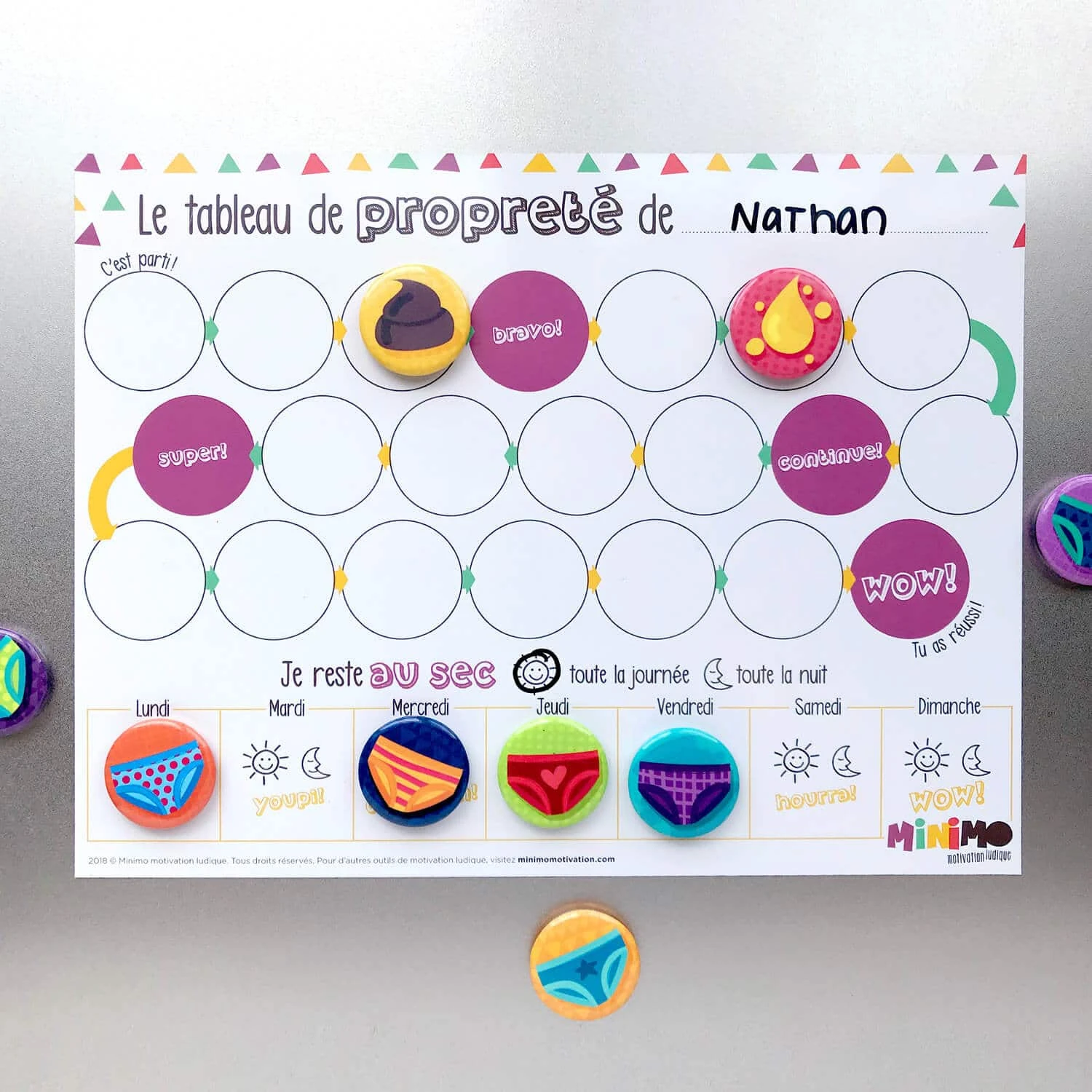 Minimo – Mon Tableau De Propreté 3 Minimo – Mon Tableau De Propreté