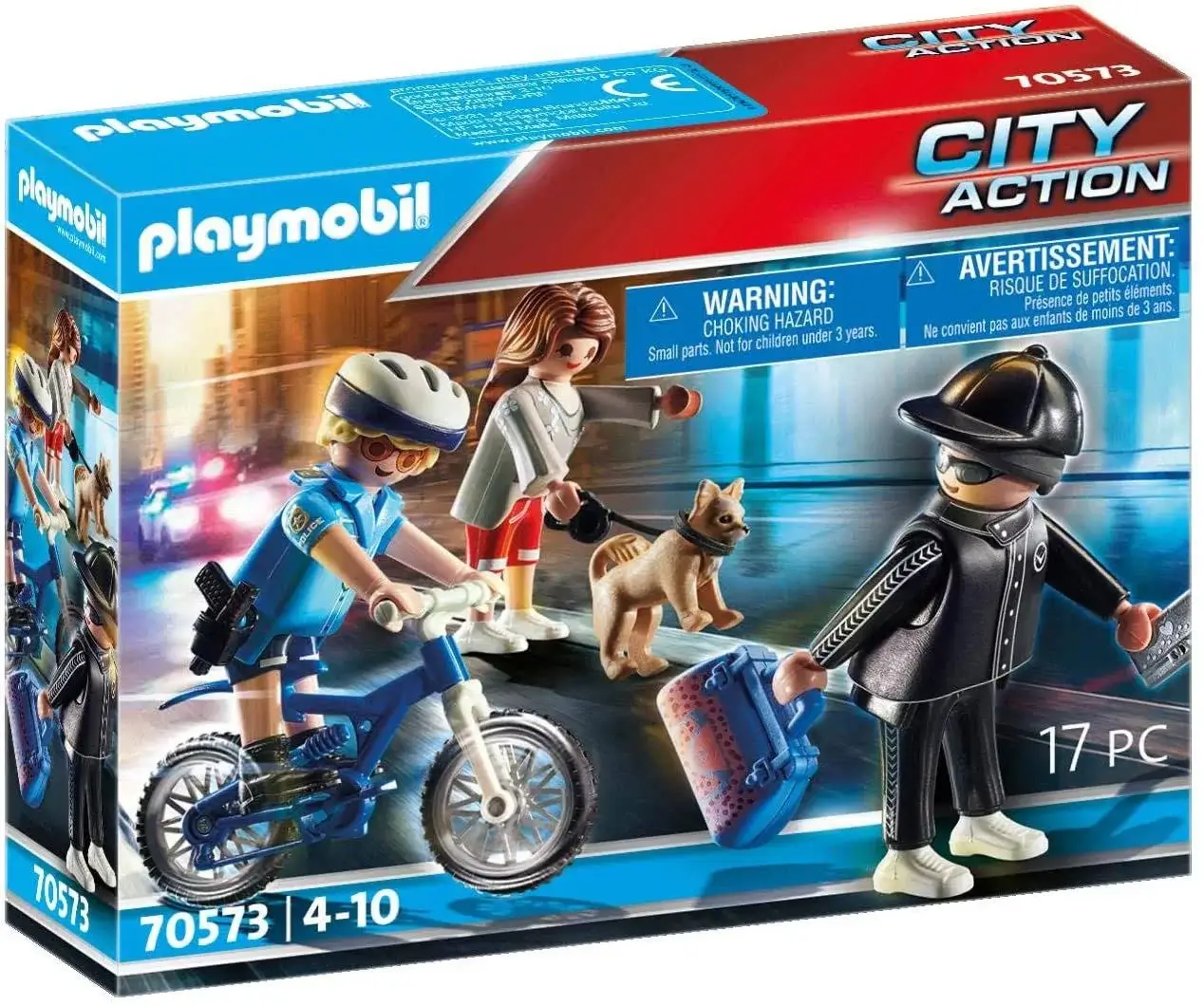 Playmobil City Action – Policière Et Voleur #70573 3 Playmobil City Action – Policière Et Voleur #70573