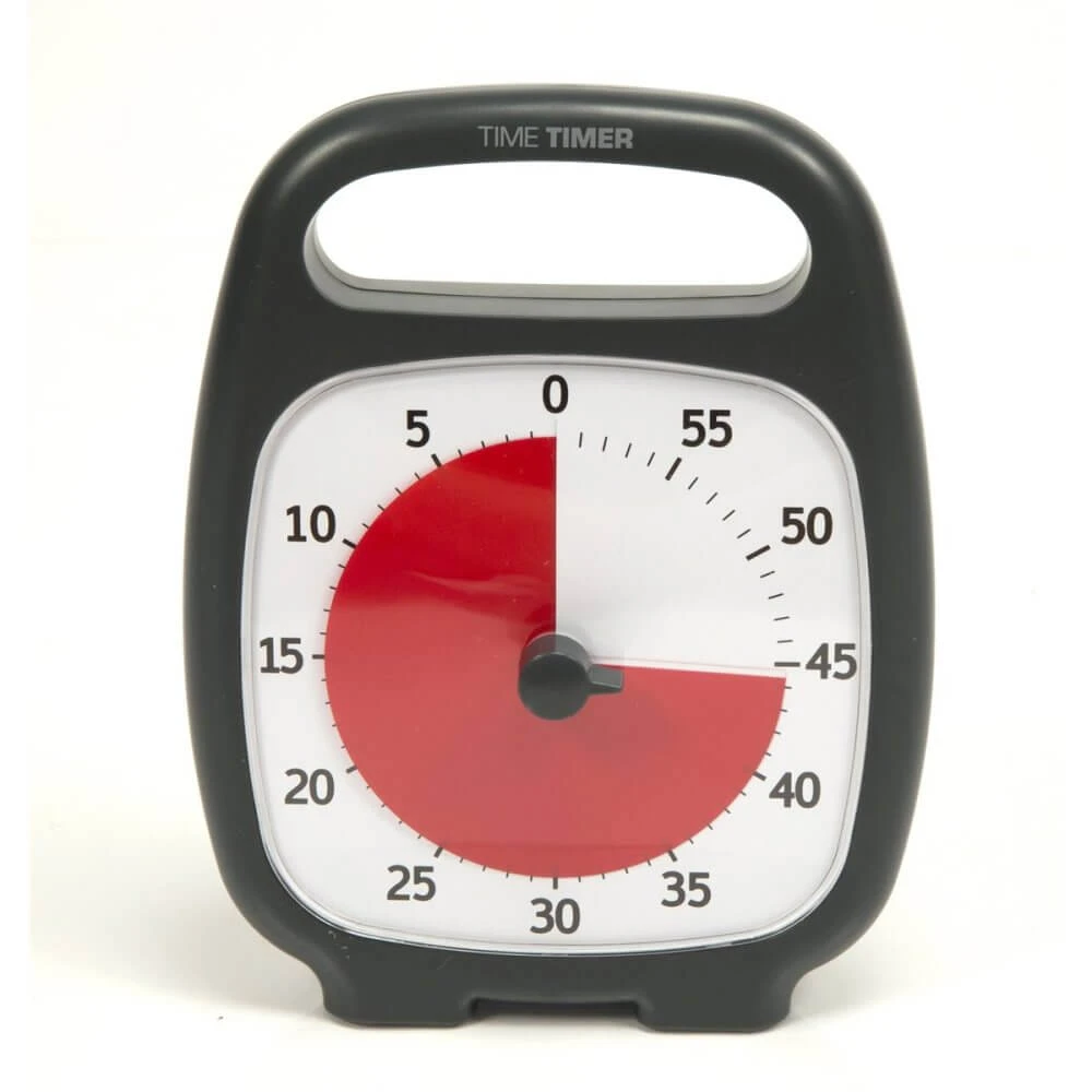 Time Timer Plus – Gris Charbon 60 Minutes 3 Time Timer Plus – Gris Charbon 60 Minutes